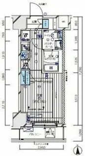 メインステージ北千住V【4階】の間取り