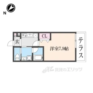 ALEGRIA瀬田【2階】の間取り