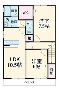 マイライフII【2階】の間取り