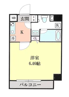 ラシック鹿島田【3階】の間取り