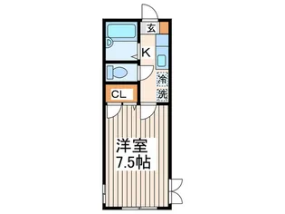 ベルジェ-ル【2階】の間取り