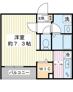 chambre la riviere(シャンブル リヴィエール)【3階】の間取り