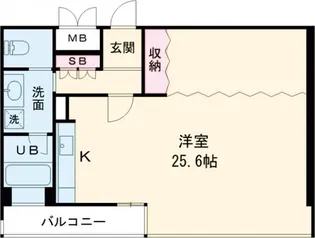 ライトウェル青戸【10階】の間取り