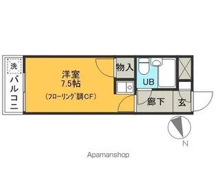 グランシャリオ飯能【5階】の間取り
