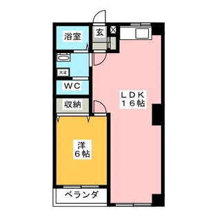吉浜マンション【3階】の間取り