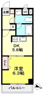 セレステ・仙川【4階】の間取り