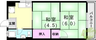 吉田マンション【2階】の間取り
