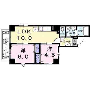 L PLAGE【3階】の間取り