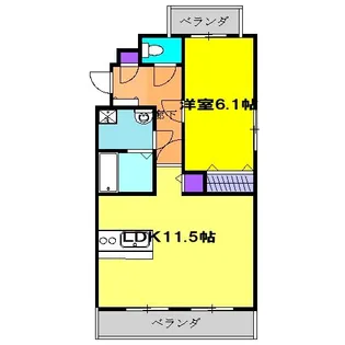 シャルマン【2階】の間取り