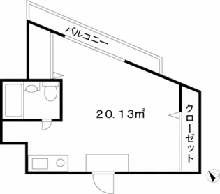 ステージ西新宿【4階】の間取り