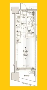 グランド・ガーラ横浜新子安【11階】の間取り