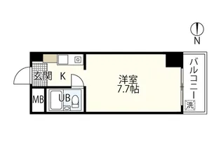 センテニアル横川【4階】の間取り