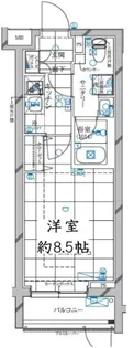 レガリス蒲田【1階】の間取り
