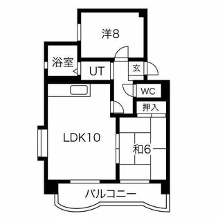 ハイム立町【2階】の間取り