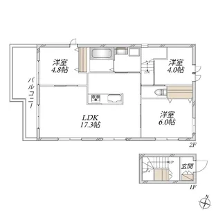 グラン ヴィラ【2階】の間取り