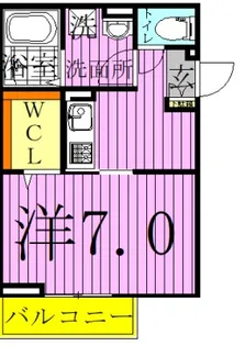 グレイスコーポ【2階】の間取り