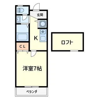 リーフジャルダン総持寺駅前【4階】の間取り