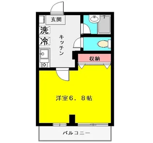 efTAKAO【3階】の間取り