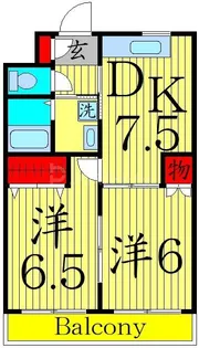 フレグランスV【2階】の間取り