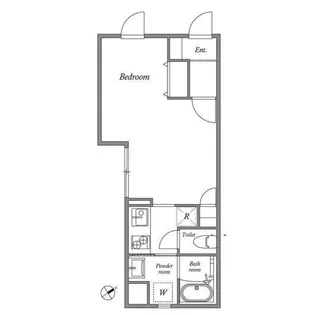 SOLASIA residence門前仲町【4階】の間取り