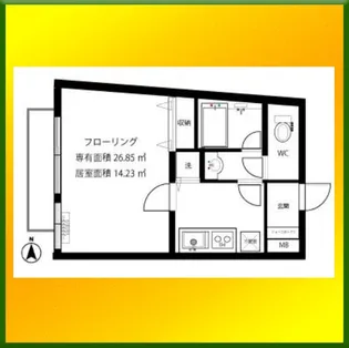 シェーナひばりが丘【3階】の間取り