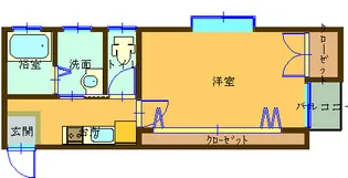 リズ中島【1階】の間取り