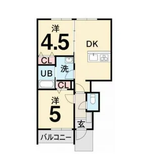 セレーナニ番館【1階】の間取り