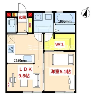 Spicca【1階】の間取り