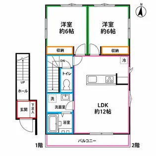 ステラベル【1階】の間取り