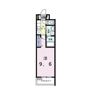 ハルズ HINODE【2階】の間取り
