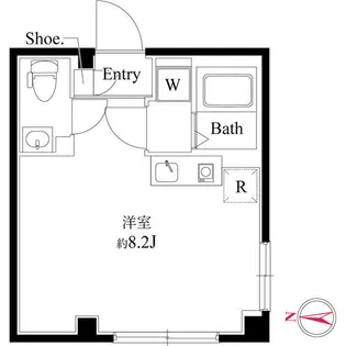 ソラ中板橋【3階】の間取り
