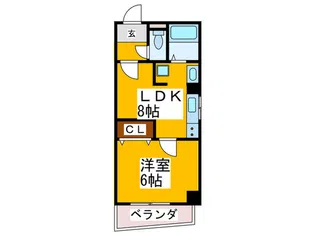 サンシャインサクラ【10階】の間取り