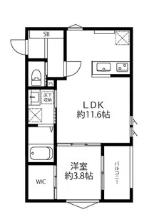 CREA HAUS【1階】の間取り