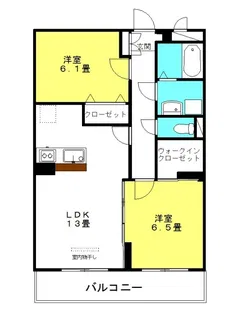 ブランシュM&MI【3階】の間取り