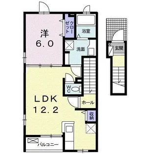 エスペランサ マクハリ【2階】の間取り