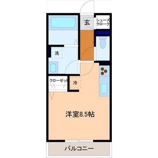 ポンパブランカ12【3階】の間取り