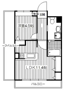 プリモーテ枚方公園【3階】の間取り