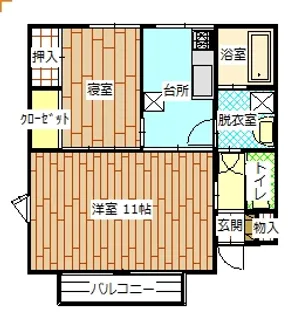 グリンミリア【2階】の間取り