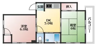 柴原ビル【5階】の間取り