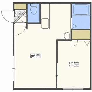 フォーチュネイトフィールド【3階】の間取り