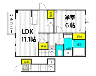 セレニテ【2階】の間取り