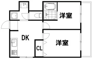 ヴィラナリー出戸【3階】の間取り