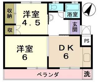 コーポ笠原【2階】の間取り