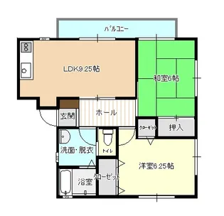 メゾンイソジ【1階】の間取り
