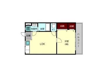 マンションヒライ【3階】の間取り