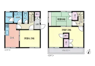 神奈川県横浜市戸塚区上倉田町【一戸建】の間取り
