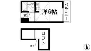 メゾンサクラ14【2階】の間取り