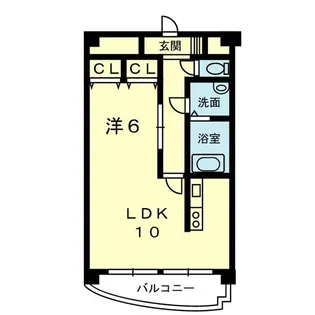 インフィニティ130E【5階】の間取り