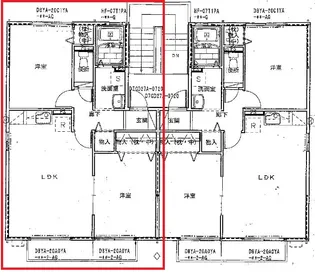 ボアソルテンA棟【2階】の間取り
