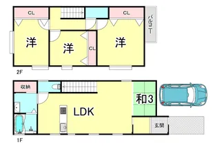 兵庫県神戸市垂水区福田2【一戸建】の間取り